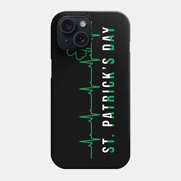 St. Patrick's Day - heartbeat Phone Case by theanimaldude