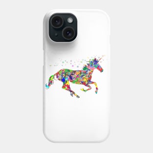 horse colorful, horse gift Phone Case