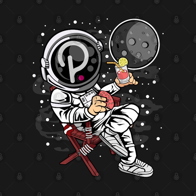 Retirement Plan Astronaut Polkadot DOT Coin To The Moon Crypto Token Cryptocurrency Blockchain Wallet Birthday Gift For Men Women Kids by Thingking About