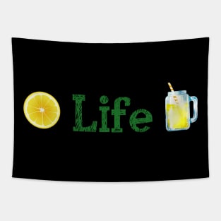 When Life gives Lemon make good Lemonade and Enjoy its taste to the bottom up.See something positive in current situation and use that in your favour. Turn challenges in funny cute moments Tapestry