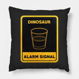 Dinosaurs Alarm Signal Pillow