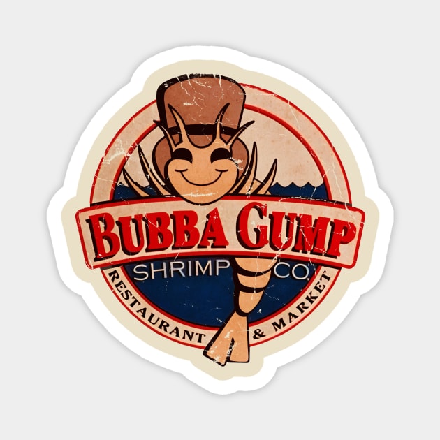 Bubba Gump Shrimp Factory Magnet by minimalistix
