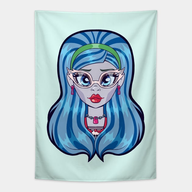 Monster High Ghoulia G1 Tapestry by Bratzoid