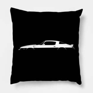 Chevrolet Camaro Z28 (1980) Silhouette Pillow