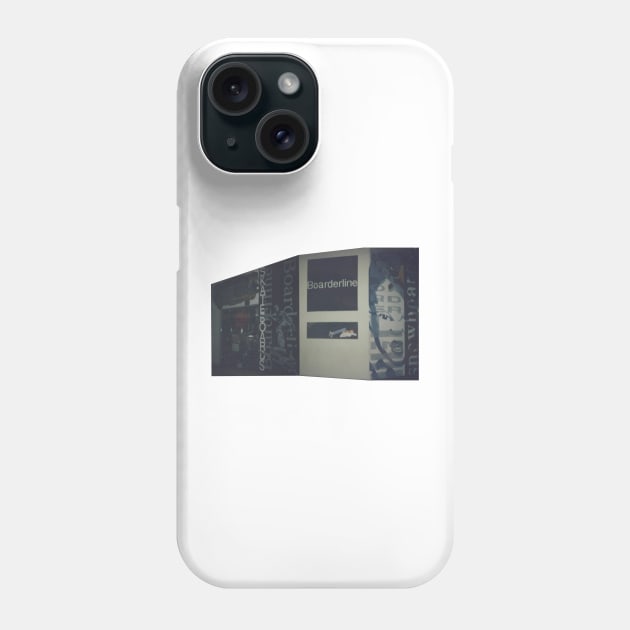 Boarderline Alaska Snow and Skate — Dimond Center Phone Case by Crude Magazine