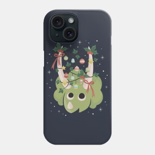 Christmas Dinosaur Triceratops Phone Case