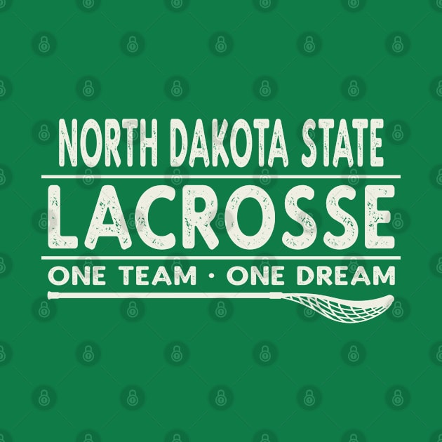 North Dakota State Lacrosse One Team One Dream by tropicalteesshop