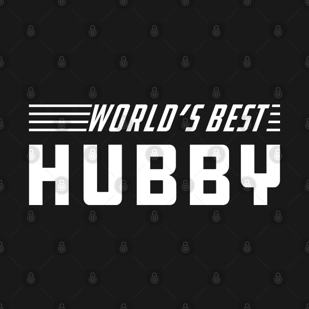 Hubby - World's best hubby by KC Happy Shop