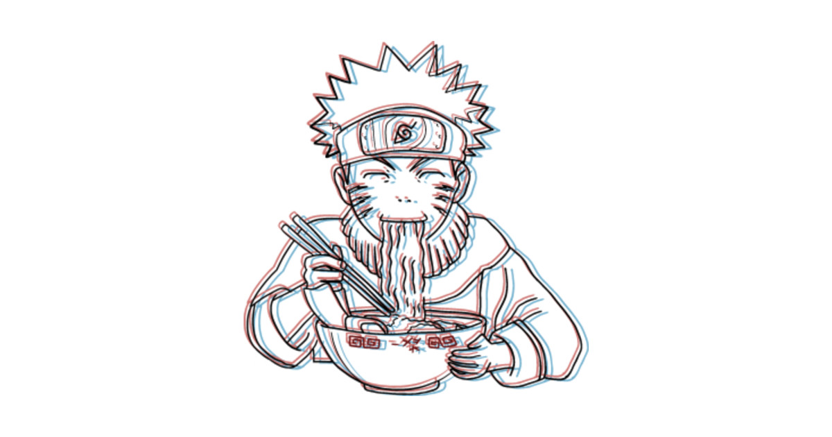 naruto glitch naruto shippuden sticker teepublic
