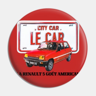 RENAULT LE CAR - advert Pin