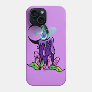 Purple candle Phone Case