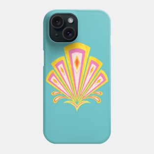 Yellow Art Deco motif Phone Case