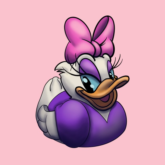 Daisy Rubber Duck by Art-by-Sanna