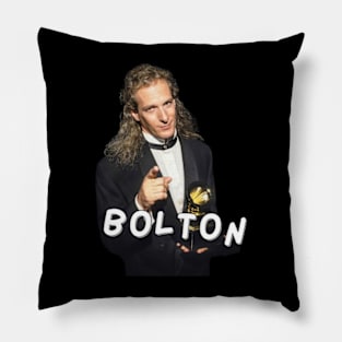 michael bolton quotes art 90s style retro vintage 70s Pillow