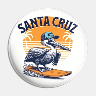 Santa Cruz Surfing Pelican Pin