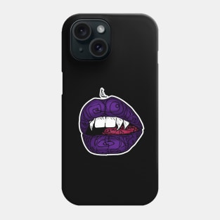 vampire lips Phone Case