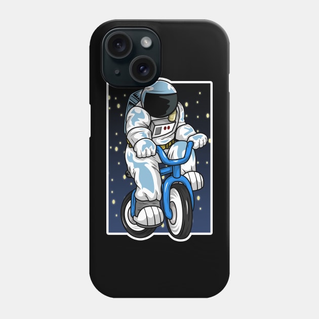 Funny bicycle in the universe Phone Case by Markus Schnabel