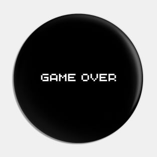 Gamer Over Pin