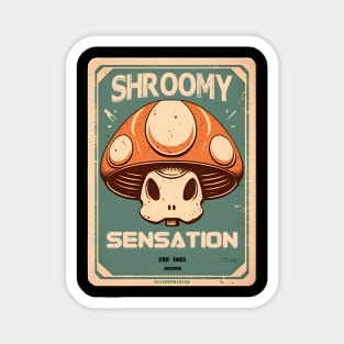 Shroomy Sensation: The Retro Vibe Magnet