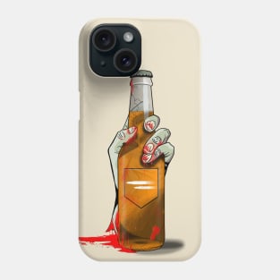 Zombie Hand Double Tap on Crème Phone Case