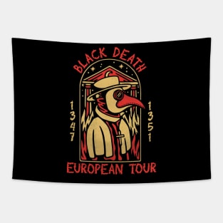 Black death t-shirt Tapestry