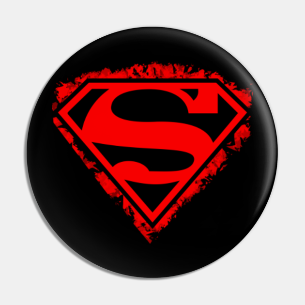 Superman Logo - Superman - Pin | TeePublic