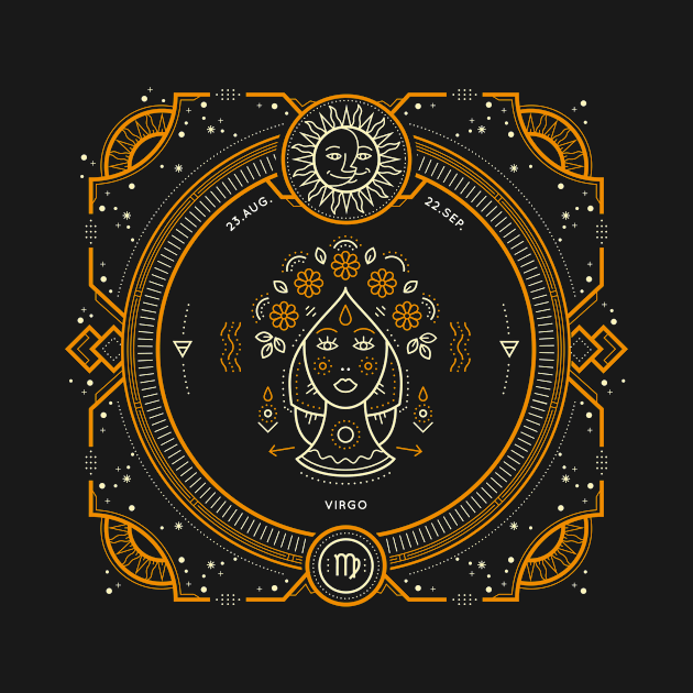 Virgo Sacred Symbol by DISOBEY