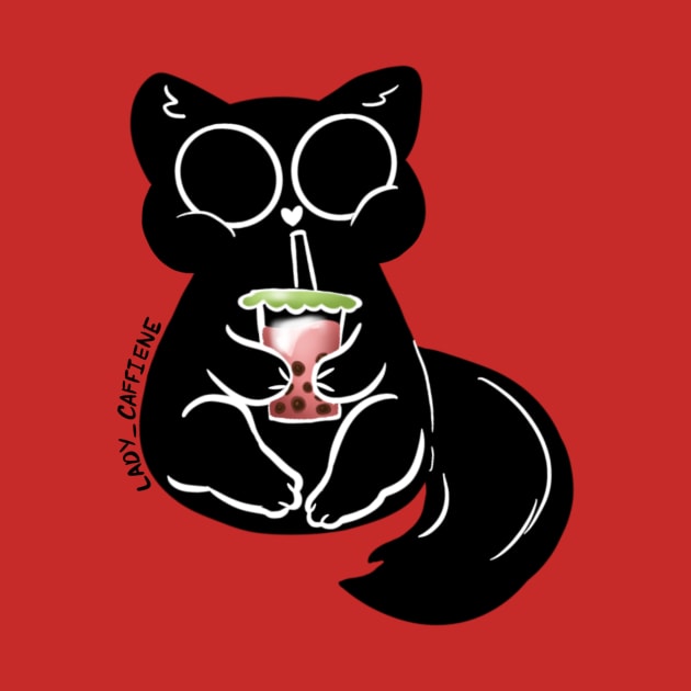 Boba Cat by Lady_Caffiene