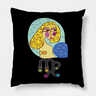 Virgo Zodiac Sign Pillow