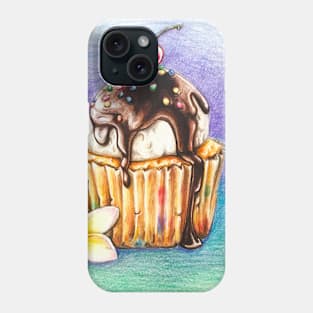 Colorful Ice Cream Cupcake Phone Case