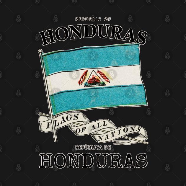 Antique Flag of Honduras by KewaleeTee