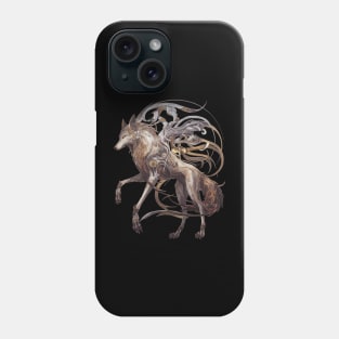 Cybernetic Spirit Wolf Phone Case