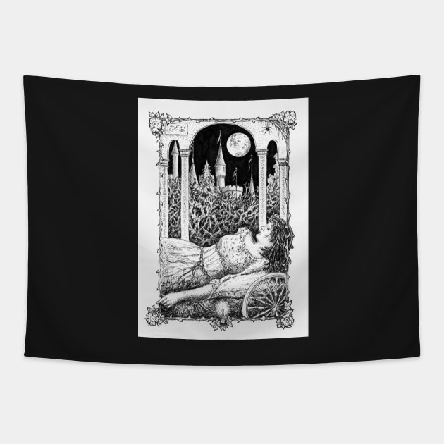 Sleeping Beauty Tapestry by BarnabyEdwards