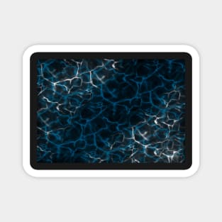 Night Sea Ocean Pool Pattern Design Magnet