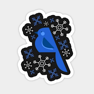 Winter Bird Magnet