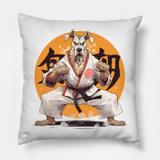 karate dog Pillow