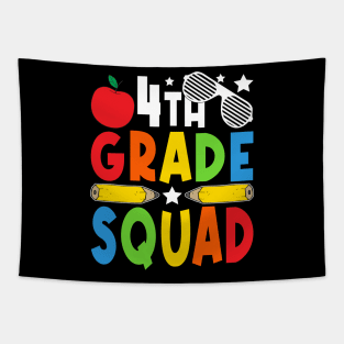 4th Grade Squad Teachers Boys Girls Funny Back To School Tapestry