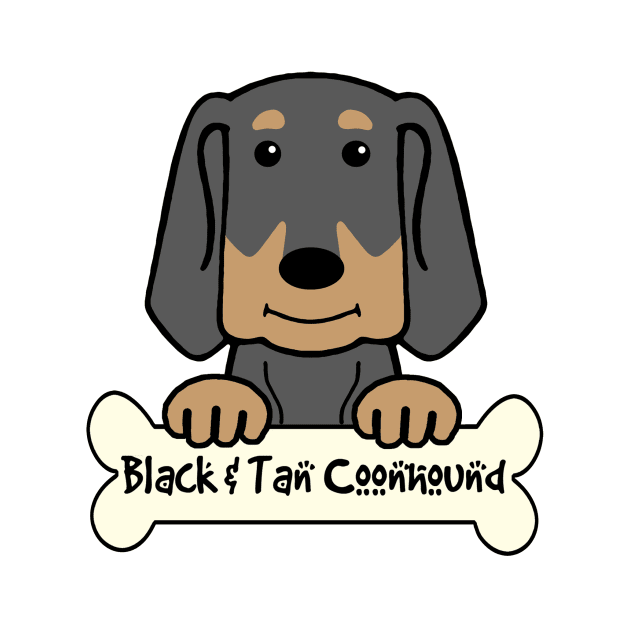 Black and Tan Coonhound by AnitaValle