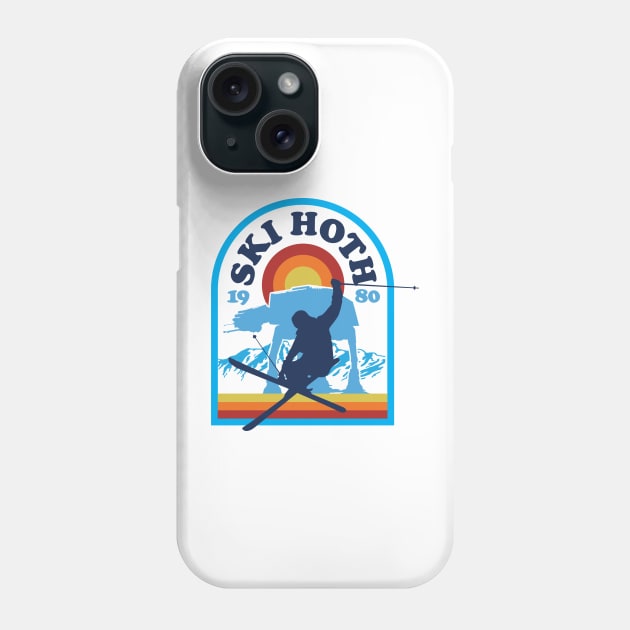 Ski Hoth Phone Case by MindsparkCreative