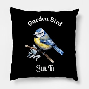 Garden Bird Blue Tit Pillow