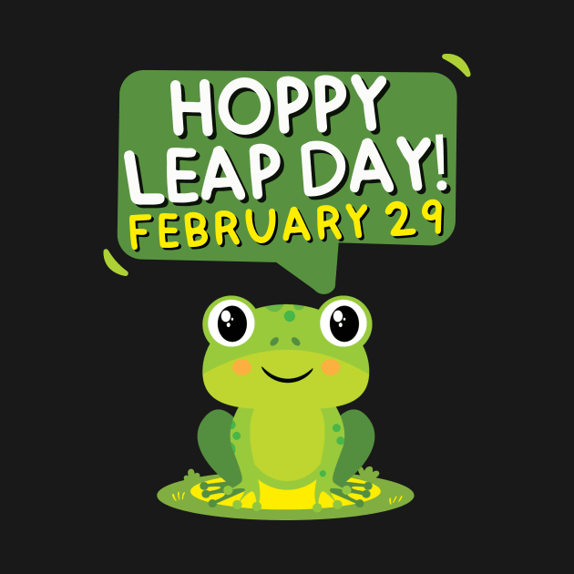 Hoppy Leap Day February 29 Funny Frog by aesthetice1