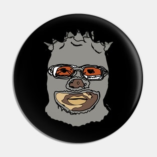 Grey Balaclava Mask Pin