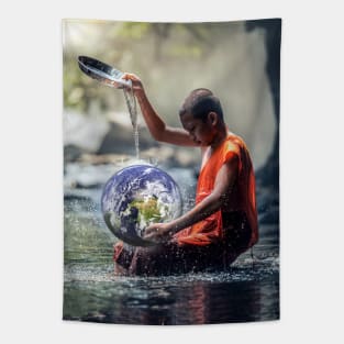 Washing the World Tapestry