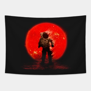 Red Sun Tapestry