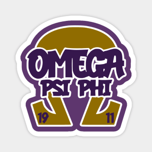 Omega Psi Phi Paraphernalia Magnet