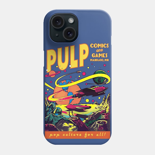 Pulp Rocketships Phone Case by PULP Comics and Games