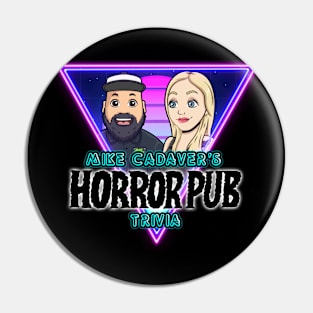 Mike Cadaver's Horror Pub Trivia Alt Logo Pin