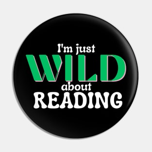 Wild About Reading Pin