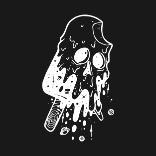 Skull ice cream for Halloween T-Shirt