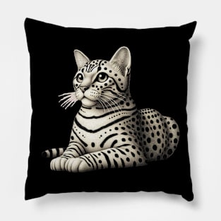 Spotted Cat Pillow